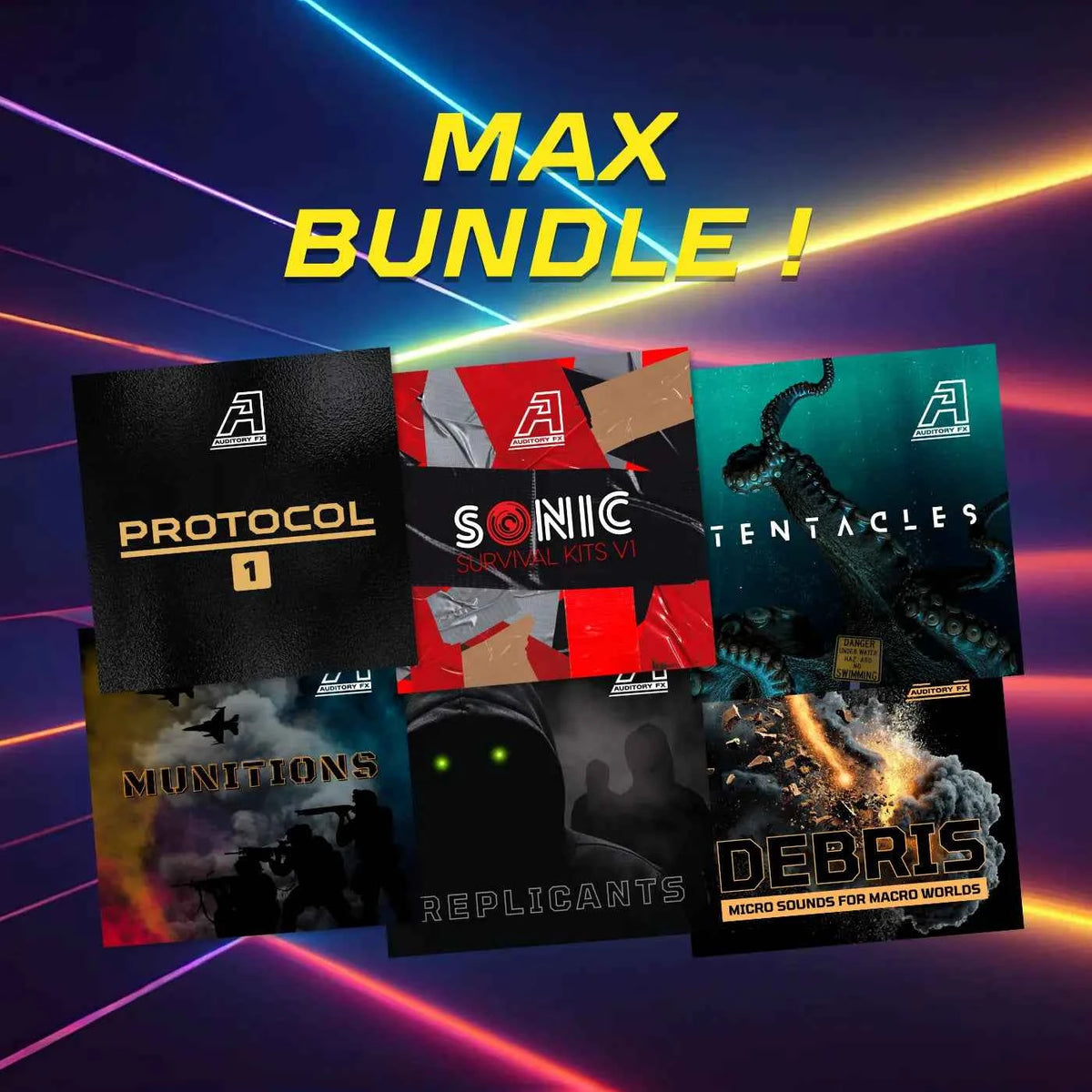 Max Bundle – 938 Royalty-Free Sound Effects by AUDITORY FX